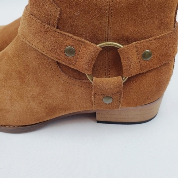 Steve Madden Palazo Mens Tan/ Brown Suede Zipper Casual Dress Boots main image 8